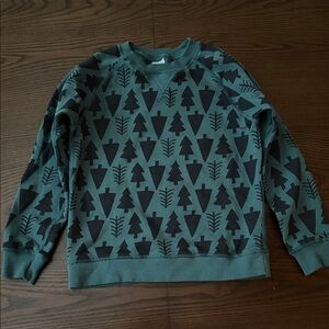 Hanna Andersson Forest Pattern French Terry Sweatshirt
